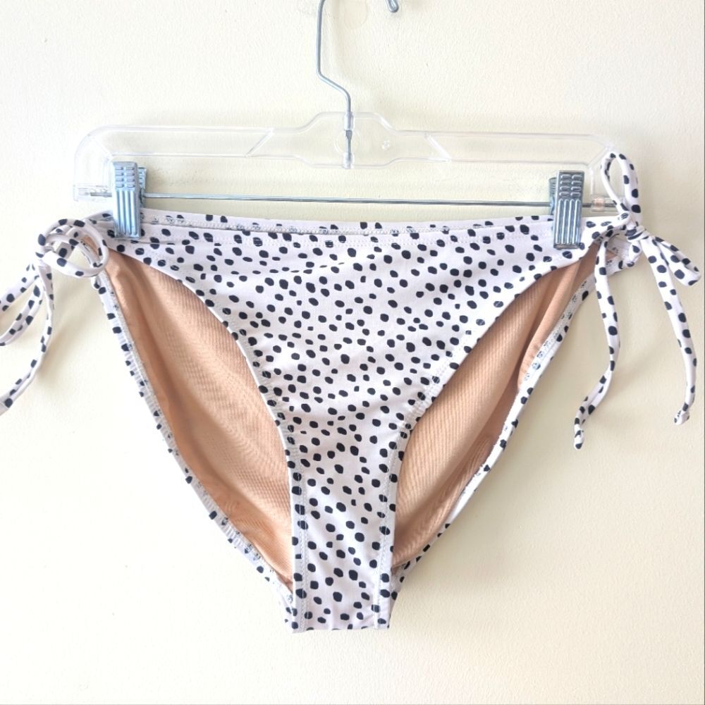 Old Navy String Bikini Swim Bottom Polka Dot Size Medium - Picture 2 of 6